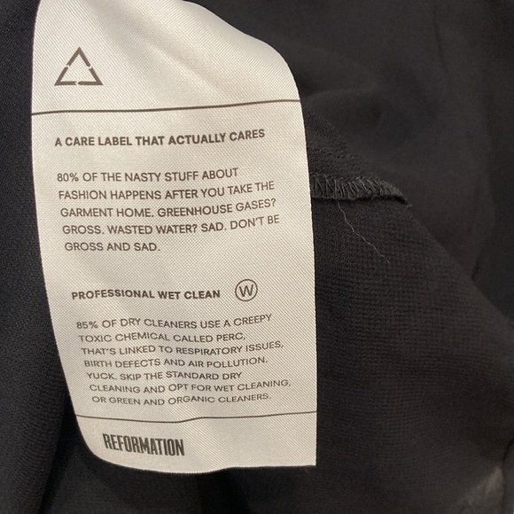 Reformation Black Dress Size 0 - Picture 6 of 10